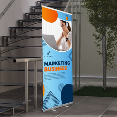 Adjustable Double-Foot Retractable Stand - 24" x 81"