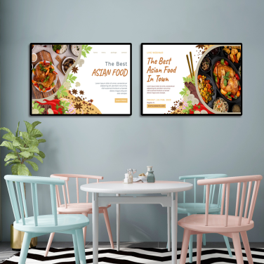 Wall Display LED Light Box (Horizontal)