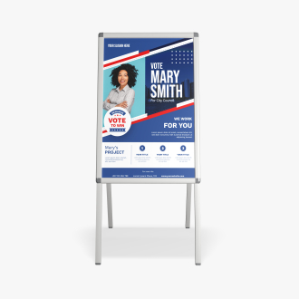 Aluminum A-Frame Stand (Single-Sided)