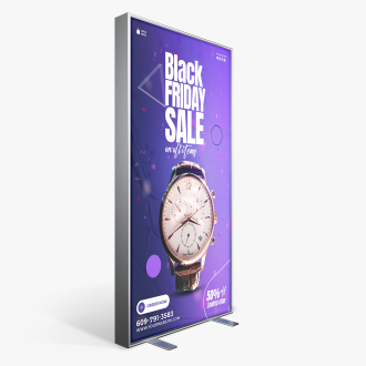 Backlit SEG - 24" x 63"