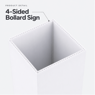 Square Bollard Signs Square Bollard Signs