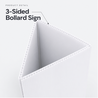 Triangular Bollard Signs Triangular Bollard Signs