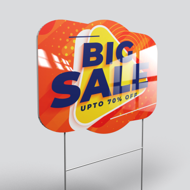 Crystal Lamination Contour Cut 3/16" Coroplast Board