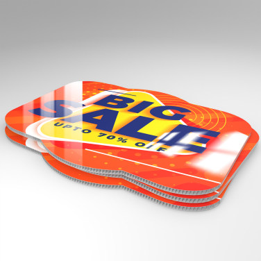 Crystal Lamination Contour Cut 3/16" Coroplast Board