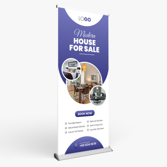 Deluxe Retractable Stand - 33" x 81"