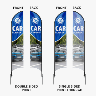 Feather Flag (Medium 26" x 107")