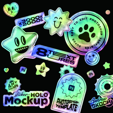 Kiss-cut Holographic Stickers