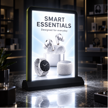 Tabletop LED Signs (5.5" x 8.5")BLACK Tabletop LED Signs (5.5" x 8.5")BLACK