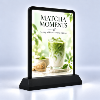 Tabletop LED Signs (8.5" x 11") Black