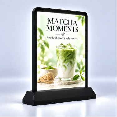 Tabletop LED Signs (8.5" x 11") Black