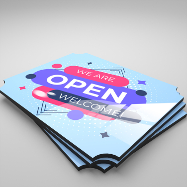 Crystal Lamination Contour Cut 1/8" PVC Board