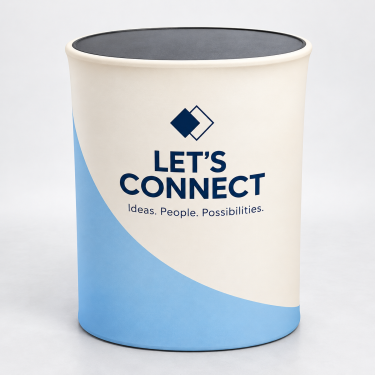 Oval Automatic Pop-Up Counter/Podium