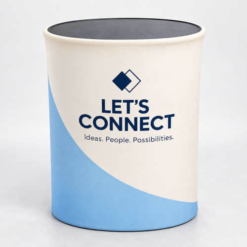 Oval Automatic Pop-Up Counter/Podium