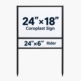 Real Estate Frame (With Rider)