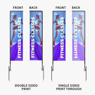 Square Flag (Small 30.5" x 81")