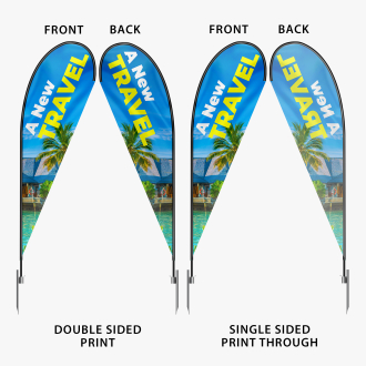 Teardrop Flag (Large 41.5" x 120")