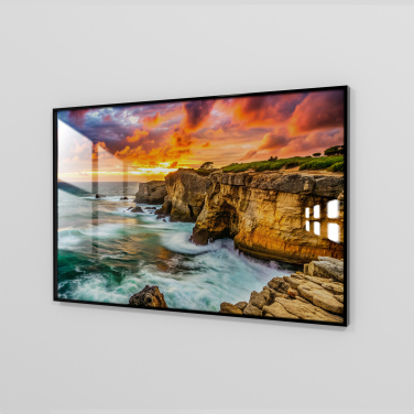 Aluminum Framed Crystal Porcelain Art Aluminum Framed Crystal Porcelain Art