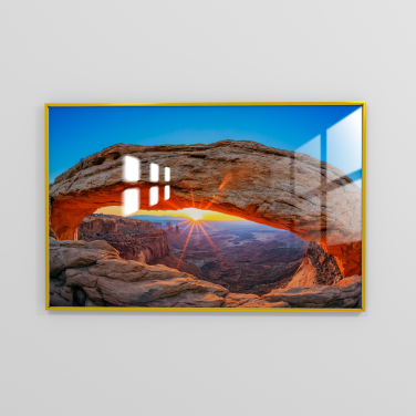 Aluminum Framed Crystal Porcelain Art Aluminum Framed Crystal Porcelain Art