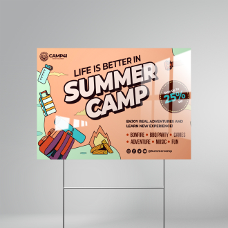 Crystal Lamination 3/16" Coroplast Board