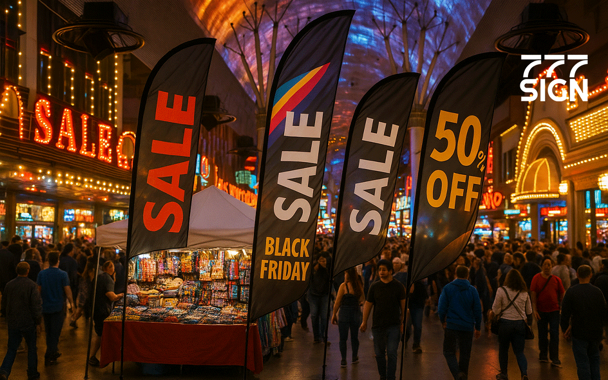 Las Vegas Advertising Flags Guide: 5 Types, Sizes & 24-Hour Delivery