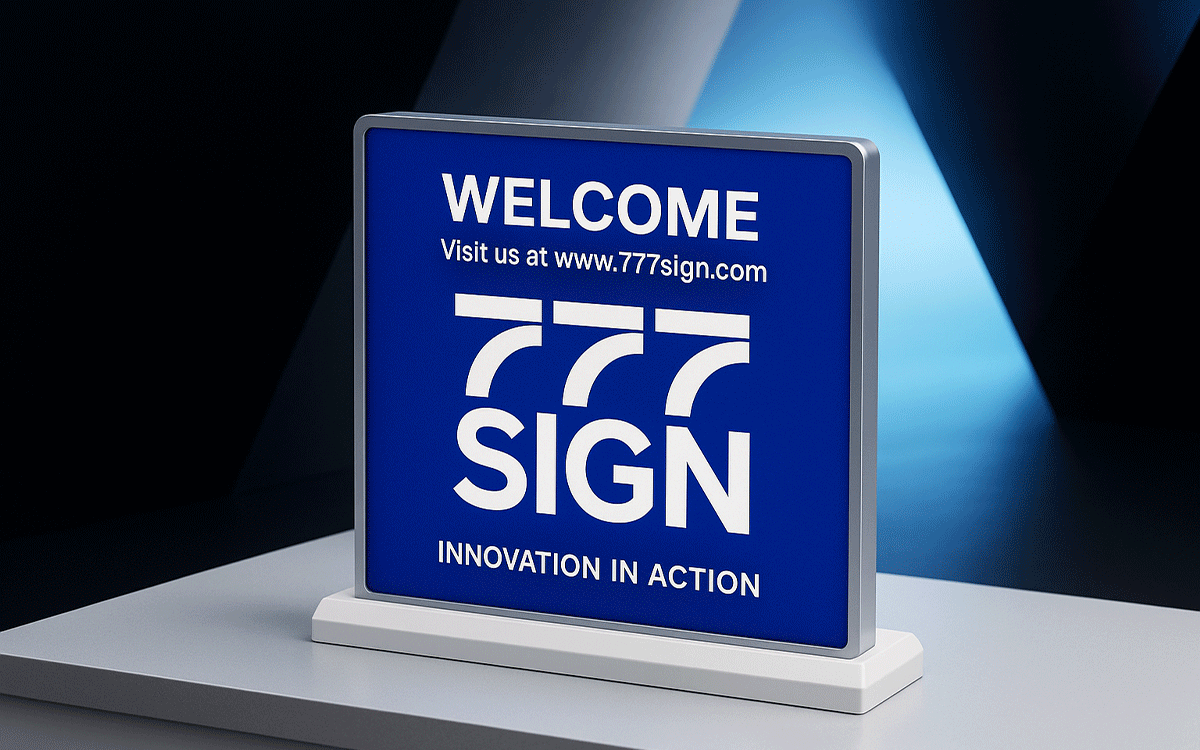 Table Stand Signs: LED Integration, Custom Solutions & Las Vegas Fast Printing ｜777Sign 