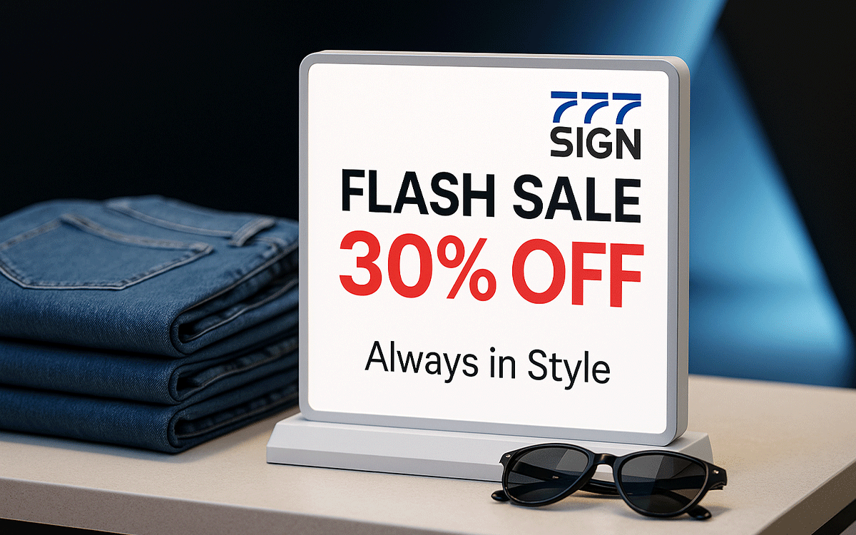 The Premier Source for Custom Signage and Table Stand Sign Solutions｜777Sign