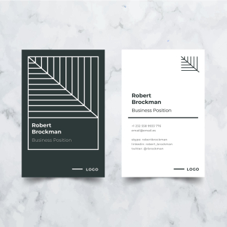 Business Card (14pt) Vertical