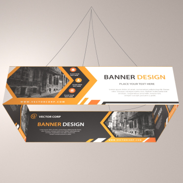 Square Trade Show Hanging Sign (Small)