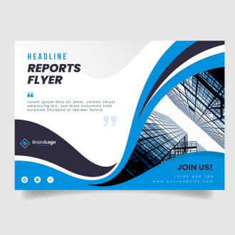 Flyer (Flat) Horizontal - 8.63" x 5.63"