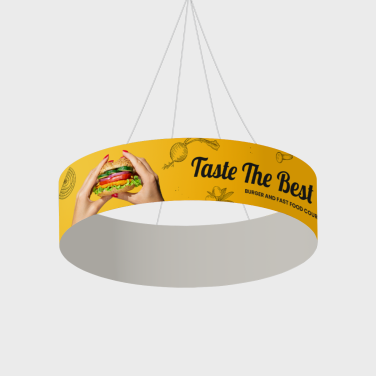 Round Trade Show Hanging Sign (small)