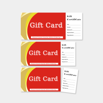 Tearoff Post Cards Horizontal (12" x 4")