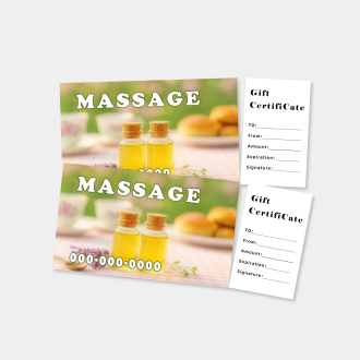 Tearoff Post Cards Horizontal (12" x 4")