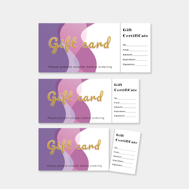 Tearoff Post Cards Horizontal (12" x 4")