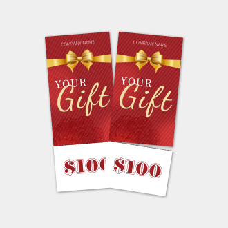 Tearoff Post Cards Vertical (2" x 6")