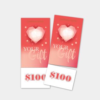 Tearoff Post Cards Vertical (2" x 6")