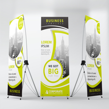 X-Stand - 30" x 69" (w/ 13oz Vinyl Banner)