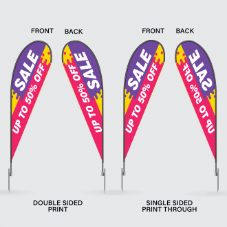 Teardrop Flag (Small 31.5" x 75.5")