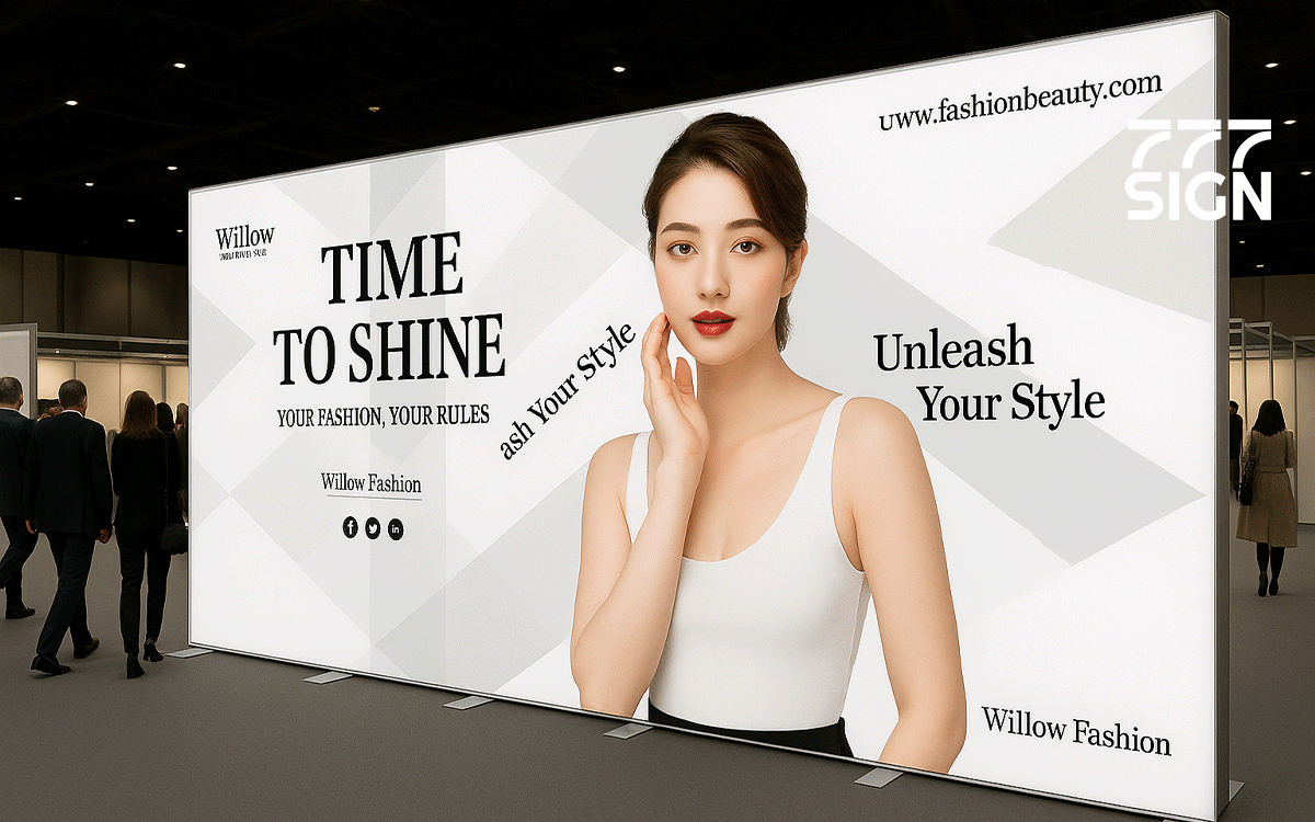 The Enchanter of Light: Commercial Aesthetics and Spatial Revolution of Backlit Banner Stands｜777Sig