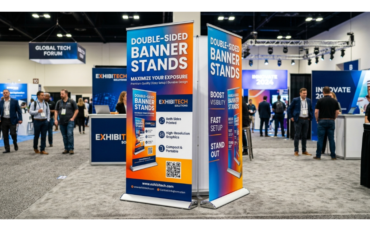 Wholesale Double-Sided Banner Stands with Blind Drop Shipping
