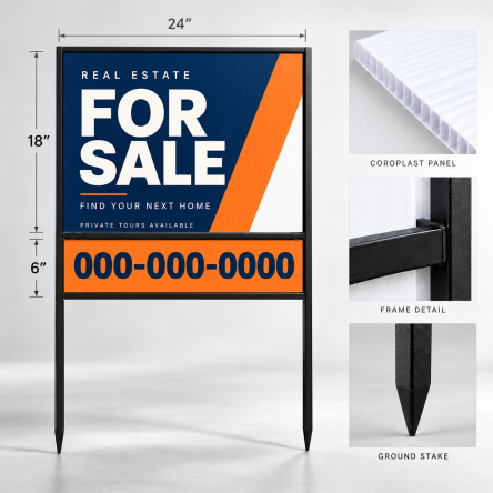 Real Estate Frame (With Rider)