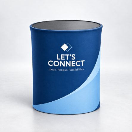 Oval Automatic Pop-Up Counter/Podium