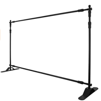 Economy step and repeat Backdrop Stand (Hardware only)