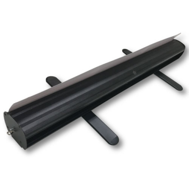 Black-Double Foot Retractable-33" x 81" (hardware)