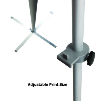 Cross-Base Poster-Stand (Single-Sided)