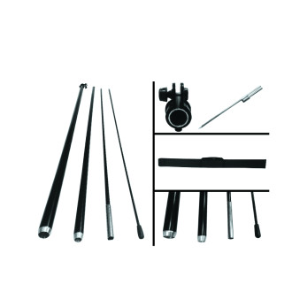 Single Sided - FLAG POLE & CROSSBASE (25pcs) STAND ONLY