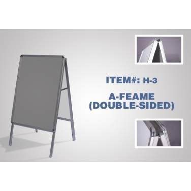 A-Frame (Double-Sided) - #H3 (Hardware Only) (OUT OF STOCK)